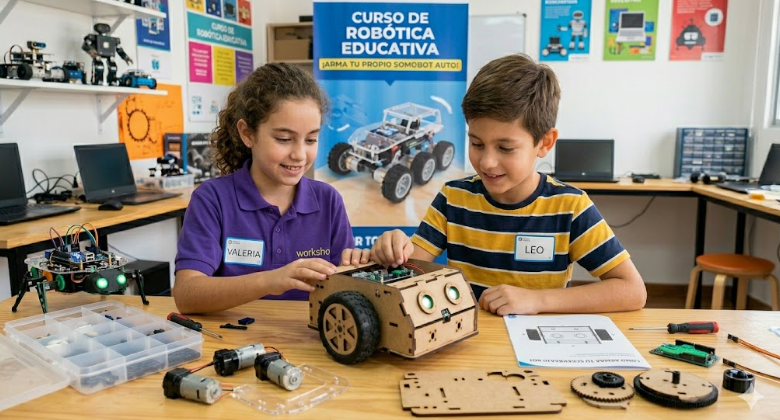 Robótica educativa - arma un Sumo Bot - Nivel Intermedio