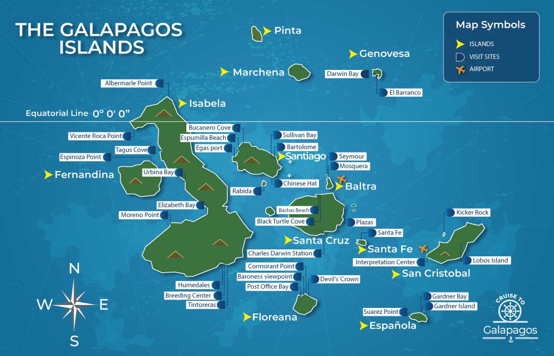 Mapa Galápagos