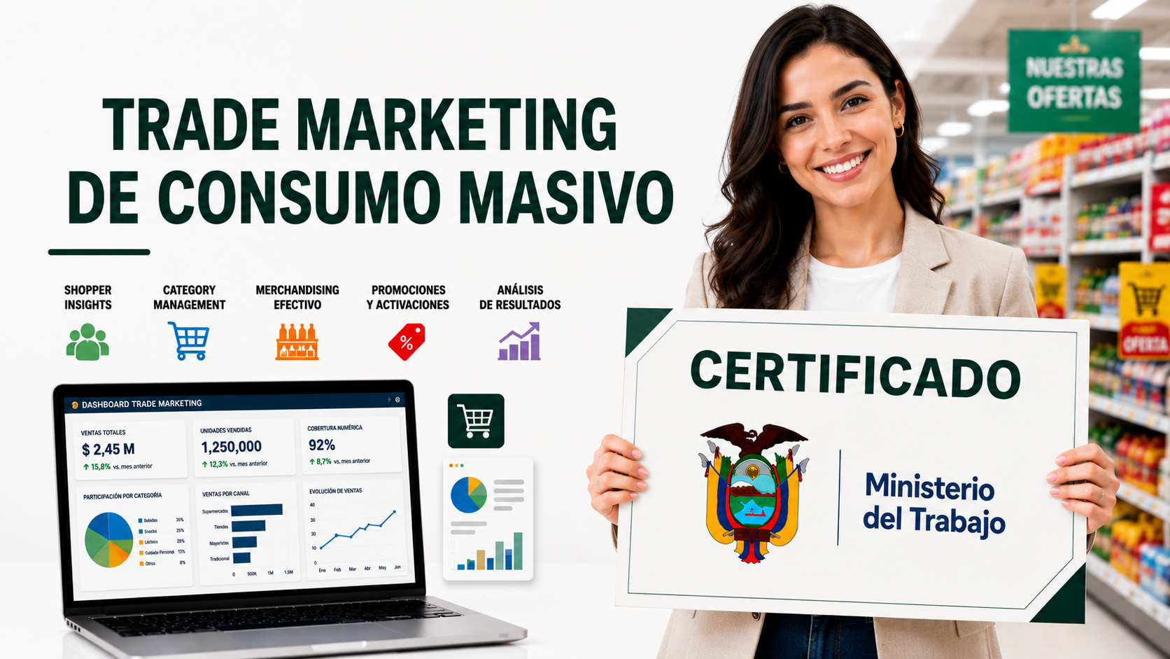 Certifícate en Trade marketing de consumo masivo